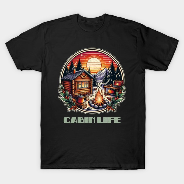 Cabin life T-Shirt by Tofuvanman